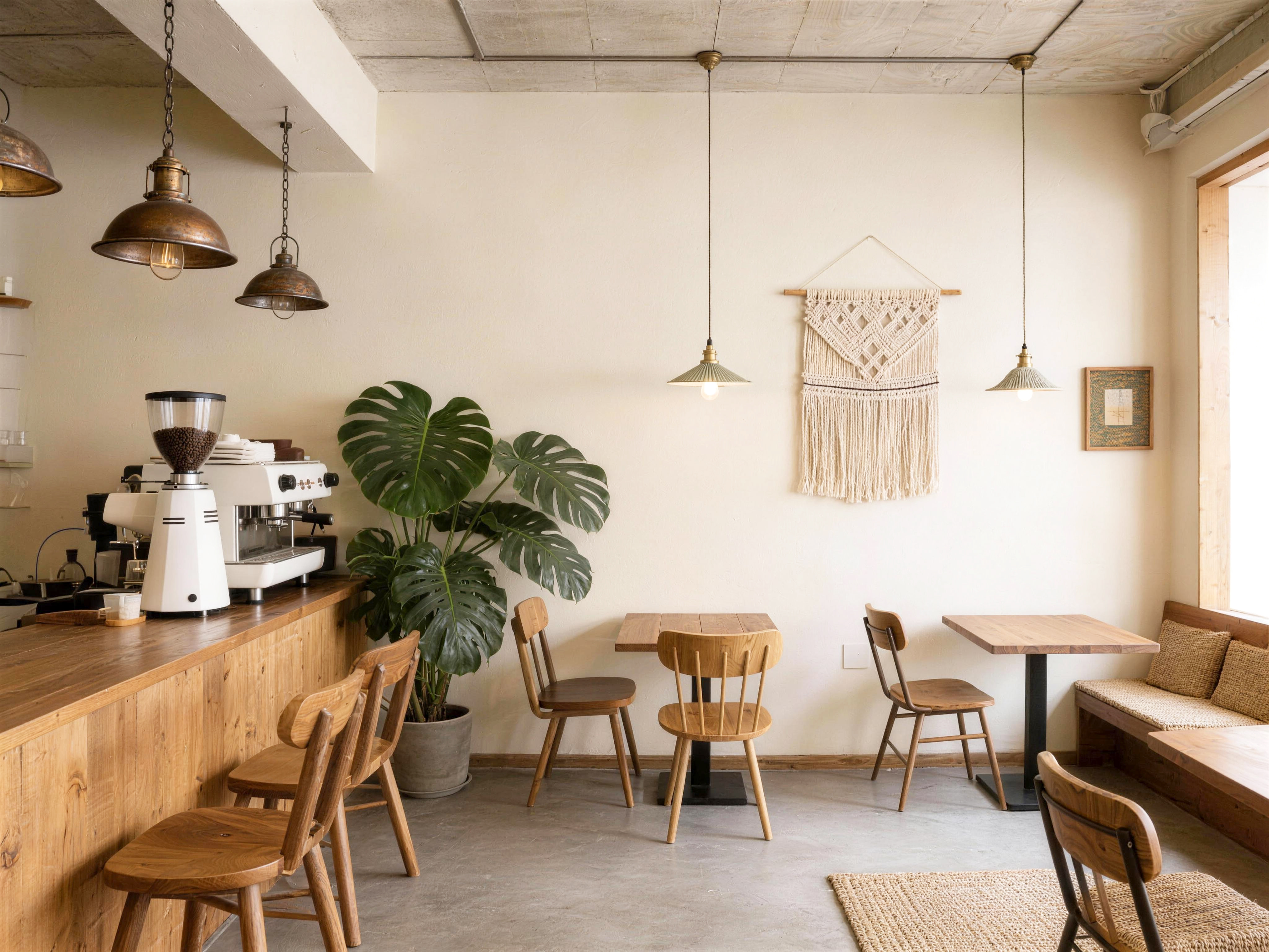 咖啡店内饰-卡通简约